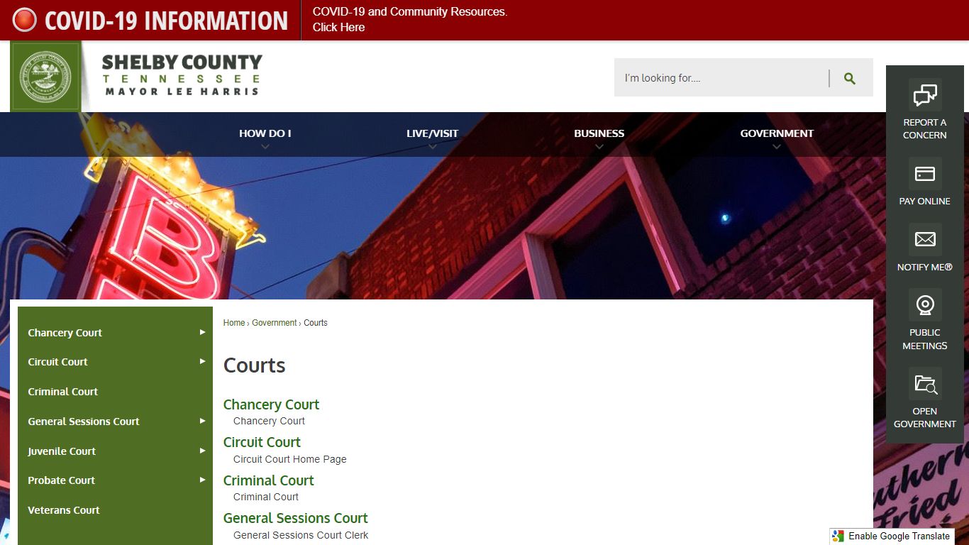 Courts | Shelby County, TN - Official Website